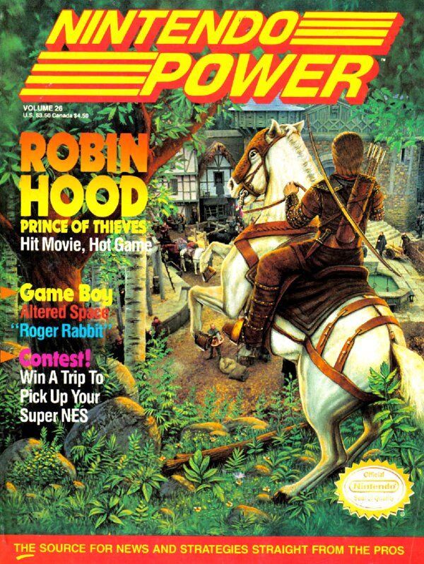Nintendo Power Issue 026 (July 1991) cover